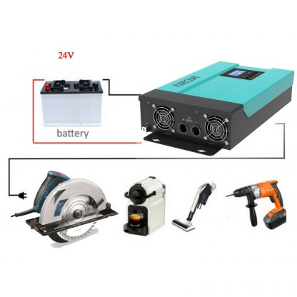 24V / 230V / 2400w invertteri puhdas siniaalto - Image 7